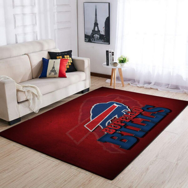 Buffalo Bills Rug Living Room Rug Floor Rug Regtangle Carpet