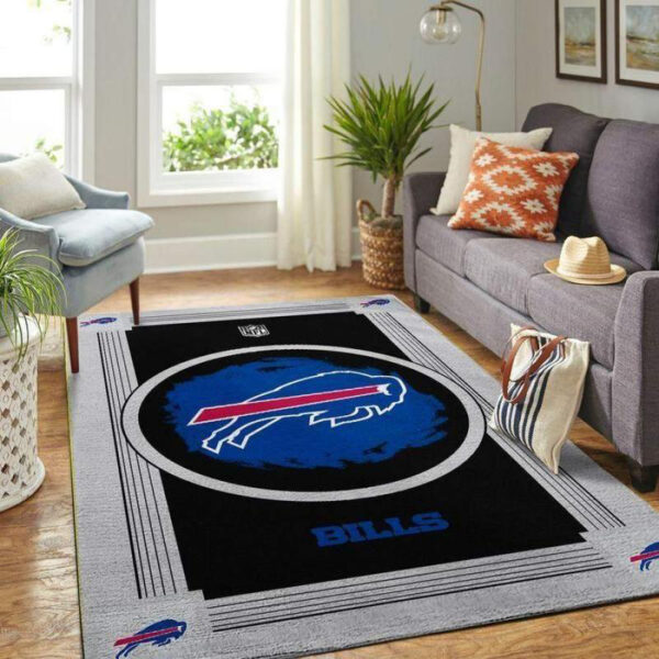 Buffalo Bills Rug Living Room Rug Floor Rug Regtangle Carpet