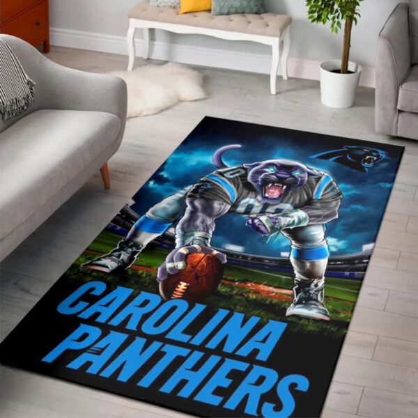 Carolina Panthers Area Rug Living Room Rug Floor Rug Regtangle Carpet