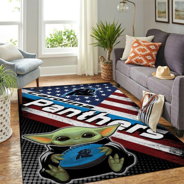 Carolina Panthers Rugs Living Room Rug Floor Rug Regtangle Carpet