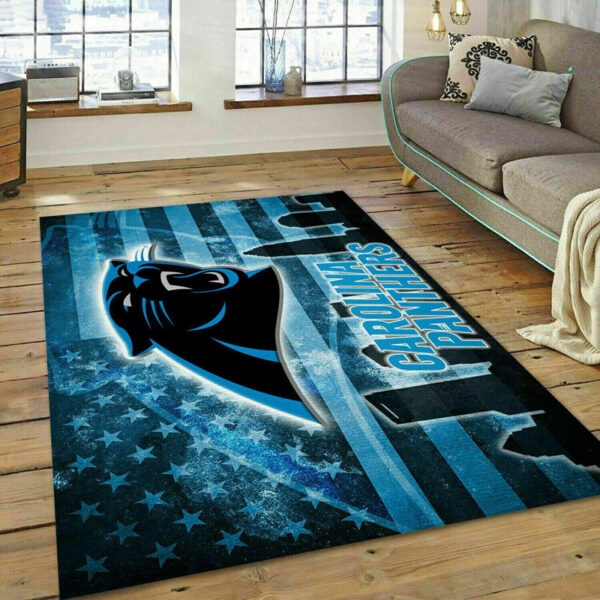 Carolina Panthers Rugs Living Room Rug Floor Rug Regtangle Carpet