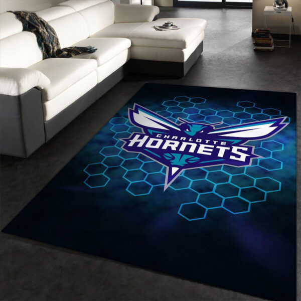 Charlotte Hornets Rug Living Room Carpet Regtangle Carpet Floor Decor
