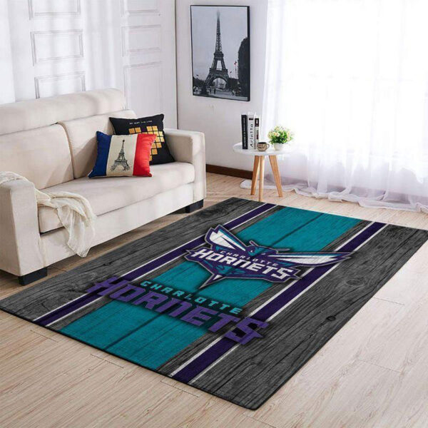 Charlotte Hornets Rug Living Room Carpet Regtangle Carpet Floor Decor
