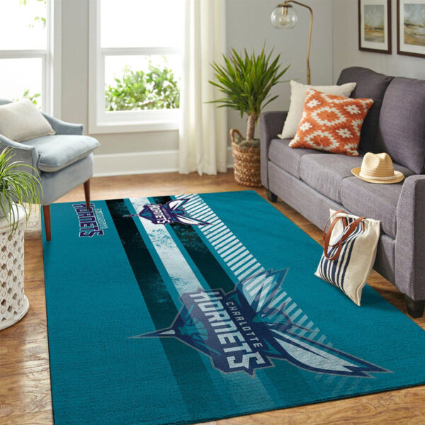 Charlotte Hornets Rug Living Room Carpet Regtangle Carpet Floor Decor
