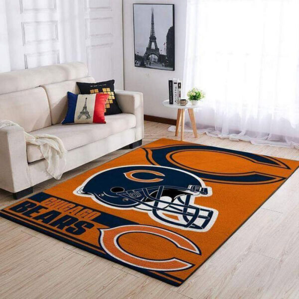 Chicago Bears Area Rug Living Room Rug Floor Rug Regtangle Carpet