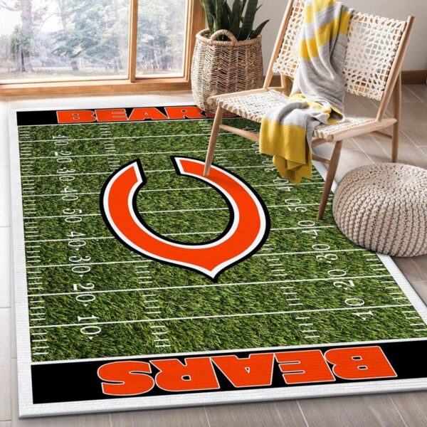 Chicago Bears Rug Bath Rug Floor Rug Regtangle Carpet
