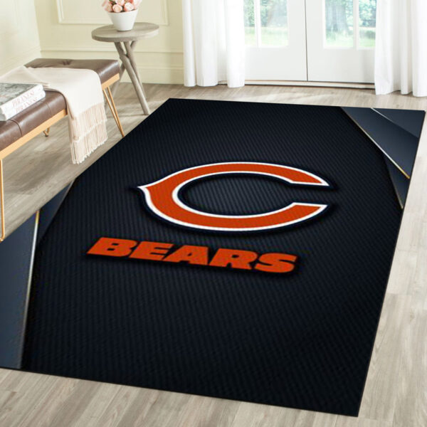 Chicago Bears Rug Living Room Rug Floor Rug Regtangle Carpet