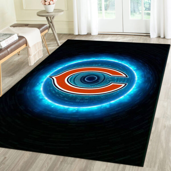 Chicago Bears Rug Living Room Rug Floor Rug Regtangle Carpet
