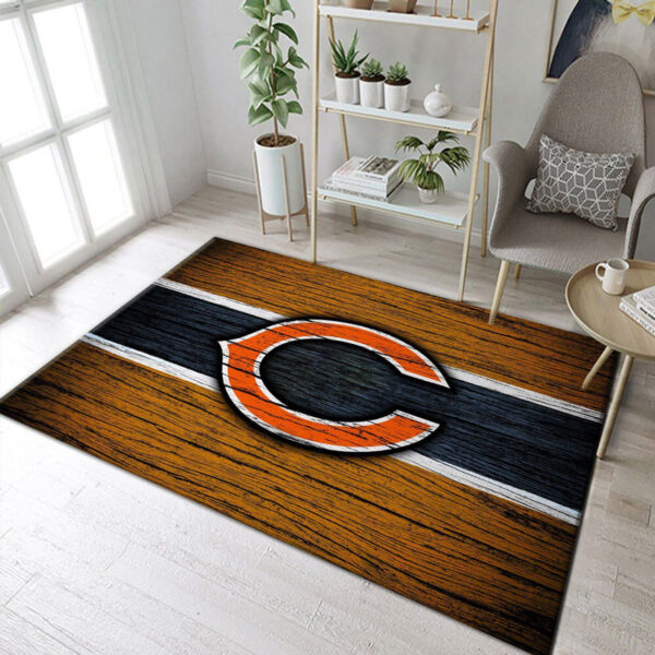 Chicago Bears Rug Living Room Rug Floor Rug Regtangle Carpet