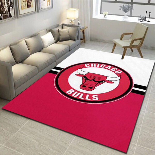 Chicago Bulls Rug Living Room Carpet Regtangle Carpet Floor Decor