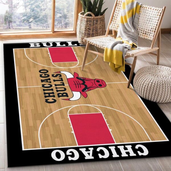Chicago Bulls Rug Living Room Carpet Regtangle Carpet Floor Decor