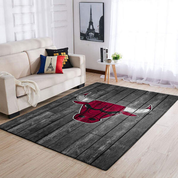 Chicago Bulls Rug Living Room Carpet Regtangle Carpet Floor Decor