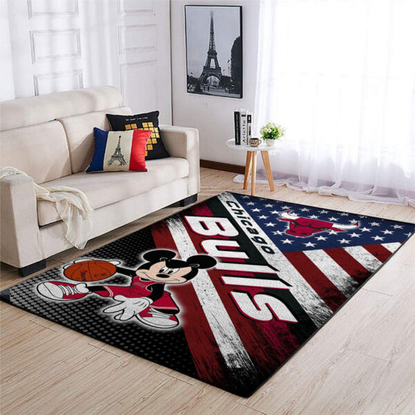 Chicago Bulls Rug Living Room Carpet Regtangle Carpet Floor Decor