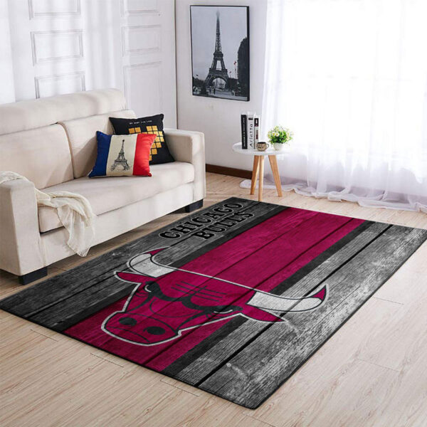 Chicago Bulls Rug Living Room Carpet Regtangle Carpet Floor Decor