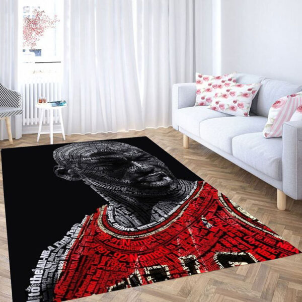 Chicago Bulls Rug Living Room Carpet Regtangle Carpet Floor Decor