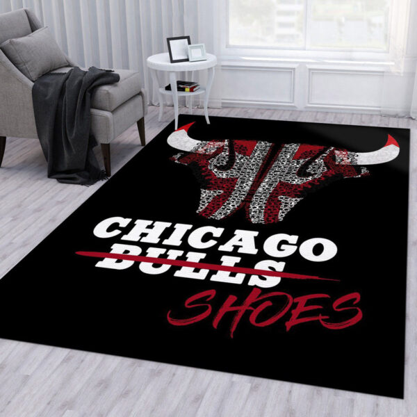 Chicago Bulls Rug Living Room Carpet Regtangle Carpet Floor Decor