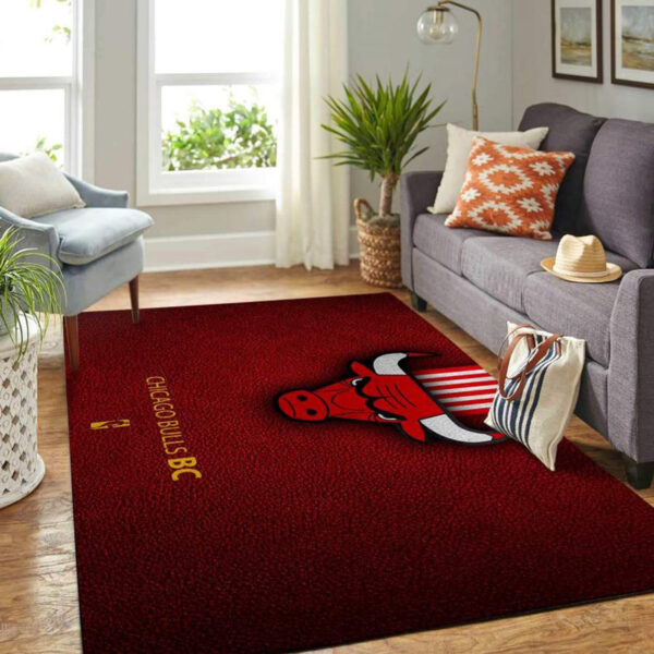 Chicago Bulls Rug Living Room Carpet Regtangle Carpet Floor Decor