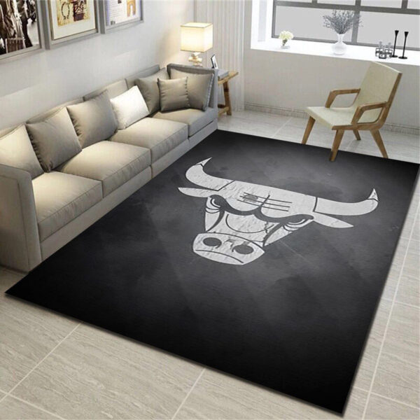 Chicago Bulls Rug Living Room Carpet Regtangle Carpet Floor Decor