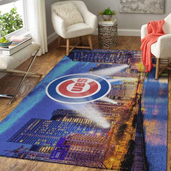 Chicago Cubs Rug Living Room Carpet Regtangle Carpet Floor Decor