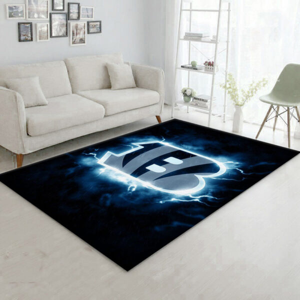 Cincinnati Bengals Area Rug Bathroom Rug Floor Rug Regtangle Carpet