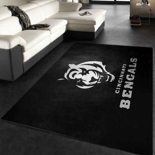 Cincinnati Bengals Carpet Living Room Rug Floor Rug Regtangle Carpet
