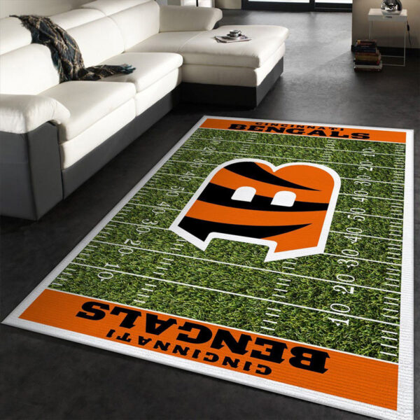 Cincinnati Bengals Rug Bathroom Rug Floor Rug Regtangle Carpet
