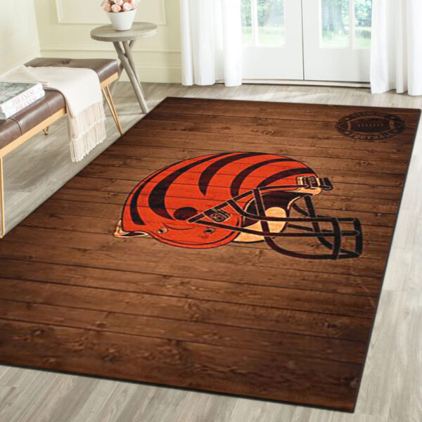 Cincinnati Bengals Rug Living Room Rug Floor Rug Regtangle Carpet