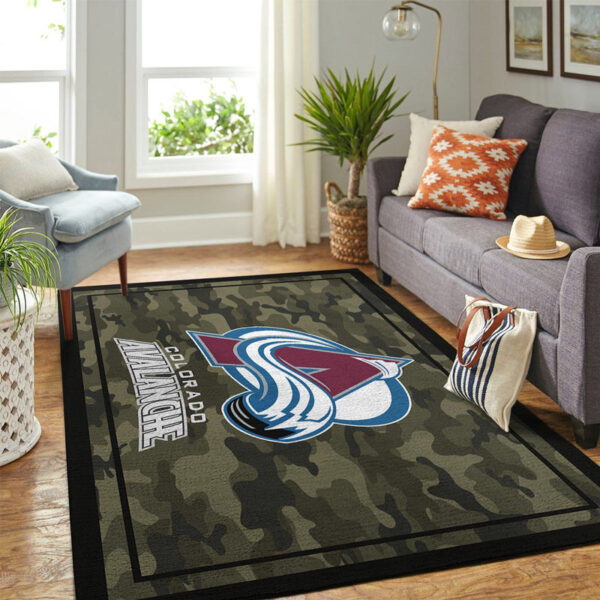 Colorado Avalanche Rug Living Room Carpet Regtangle Carpet Floor Decor