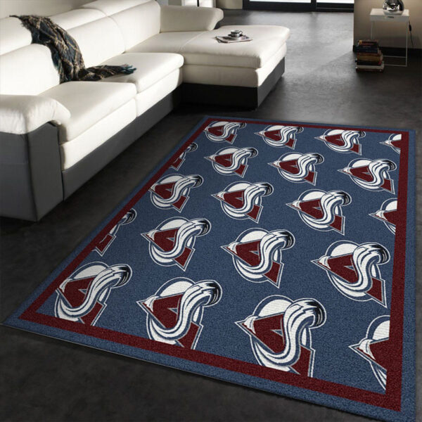 Colorado Avalanche Rug Living Room Carpet Regtangle Carpet Floor Decor