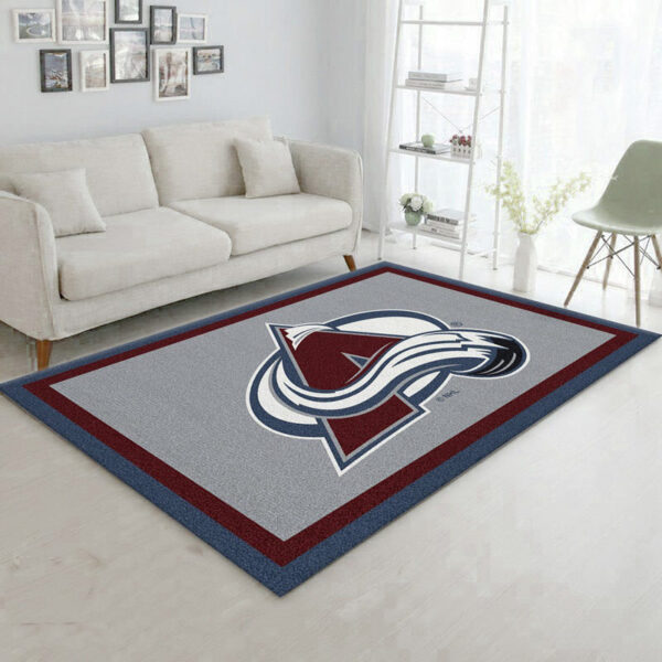 Colorado Avalanche Rug Living Room Carpet Regtangle Carpet Floor Decor