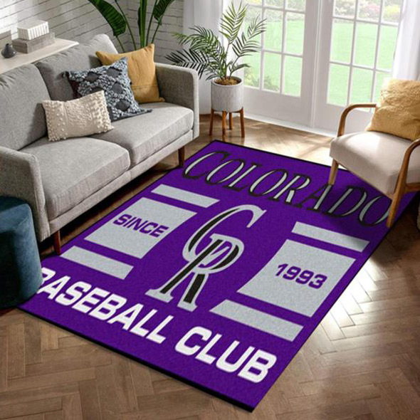 Colorado Rockies Rug Living Room Carpet Regtangle Carpet Floor Decor