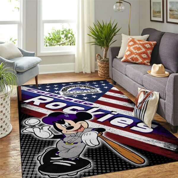 Colorado Rockies Rug Living Room Carpet Regtangle Carpet Floor Decor