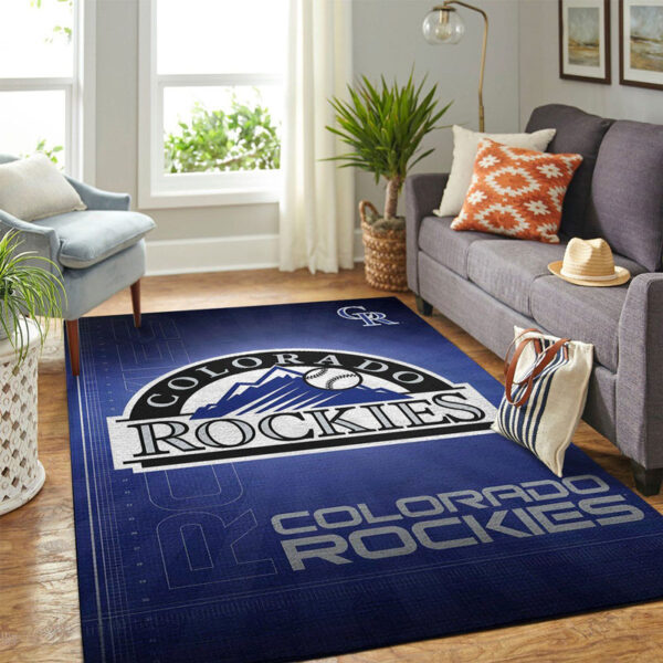 Colorado Rockies Rug Living Room Carpet Regtangle Carpet Floor Decor