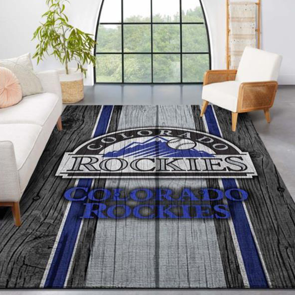 Colorado Rockies Rug Living Room Carpet Regtangle Carpet Floor Decor