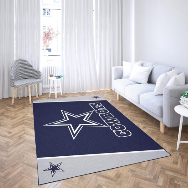 Dallas Cowboys Area Rug Bath Rug Floor Rug Regtangle Carpet