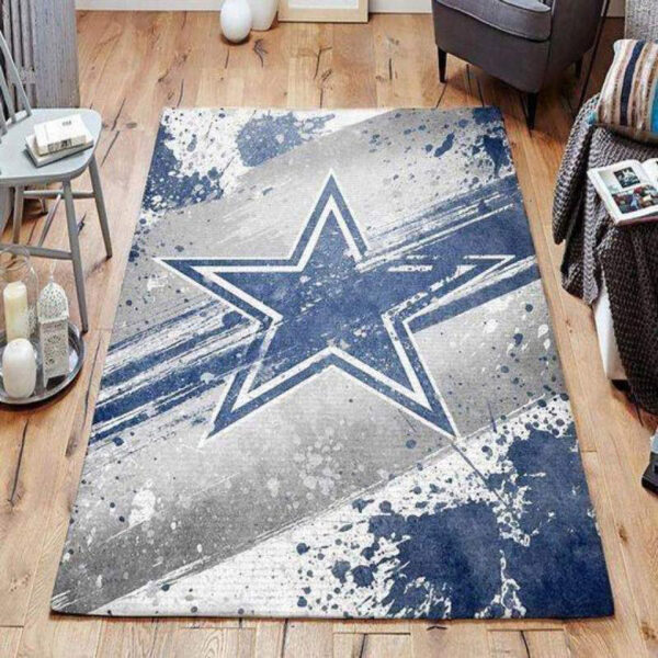 Dallas Cowboys Area Rug Bath Rug Floor Rug Regtangle Carpet