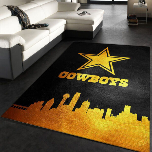 Dallas Cowboys Area Rug Bath Rug Floor Rug Regtangle Carpet