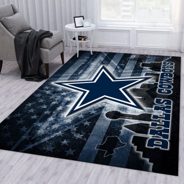 Dallas Cowboys Area Rug Living Room Rug Floor Rug Regtangle Carpet