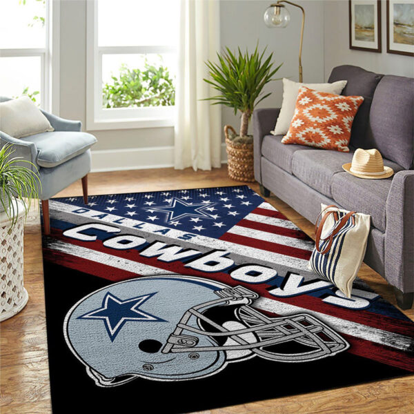 Dallas Cowboys Area Rug Living Room Rug Floor Rug Regtangle Carpet