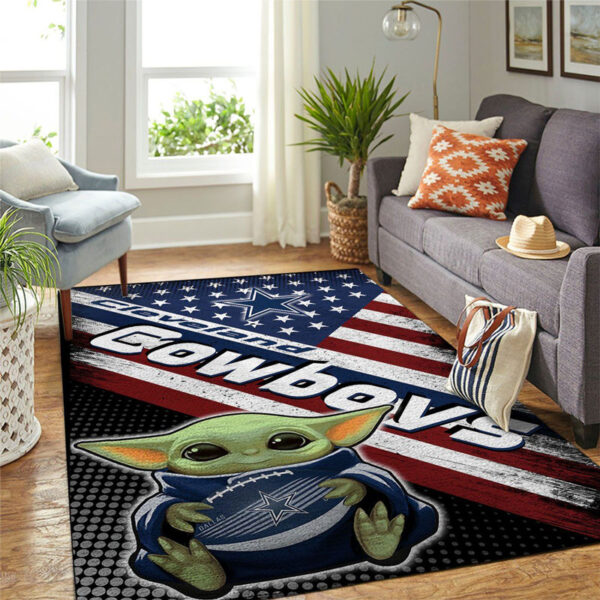 Dallas Cowboys Area Rug Living Room Rug Floor Rug Regtangle Carpet
