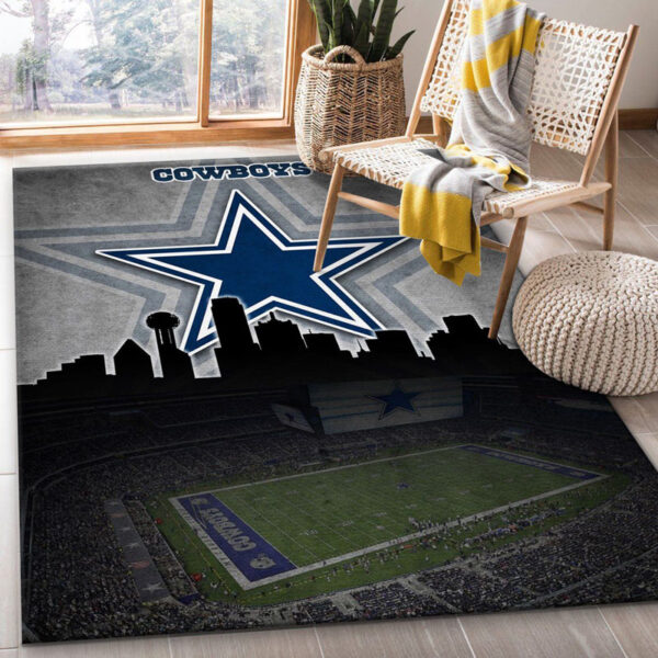 Dallas Cowboys Carpet Bath Rug Floor Rug Regtangle Carpet