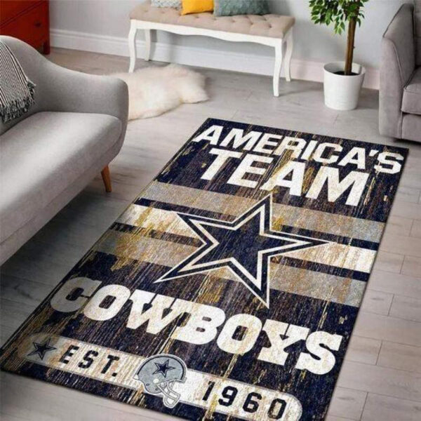Dallas Cowboys Carpet Living Room Rug Floor Rug Regtangle Carpet