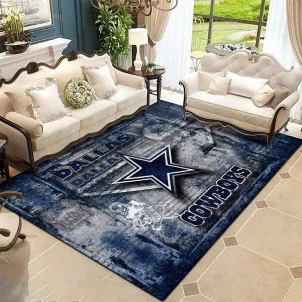Dallas Cowboys Rug Bath Rug Floor Rug Regtangle Carpet