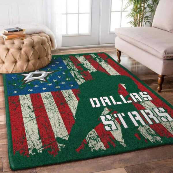 Dallas Stars Rug Living Room Carpet Regtangle Carpet Floor Decor