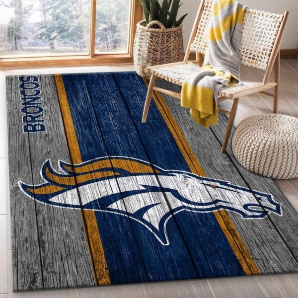 Denver Broncos Carpet Living Room Rug Floor Rug Regtangle Carpet