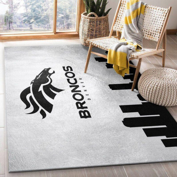 Denver Broncos Carpet Living Room Rug Floor Rug Regtangle Carpet