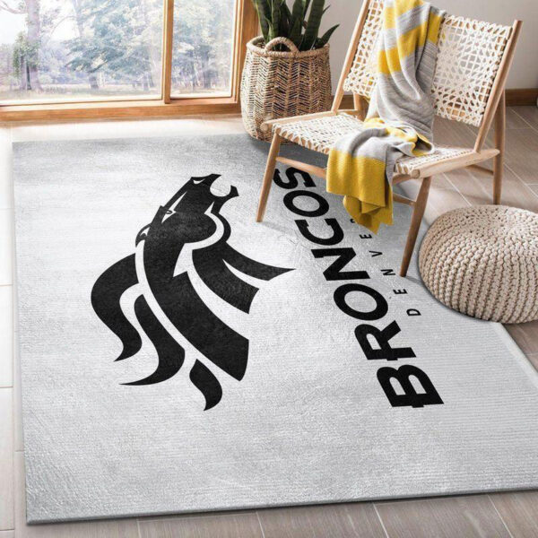 Denver Broncos Carpet Living Room Rug Floor Rug Regtangle Carpet