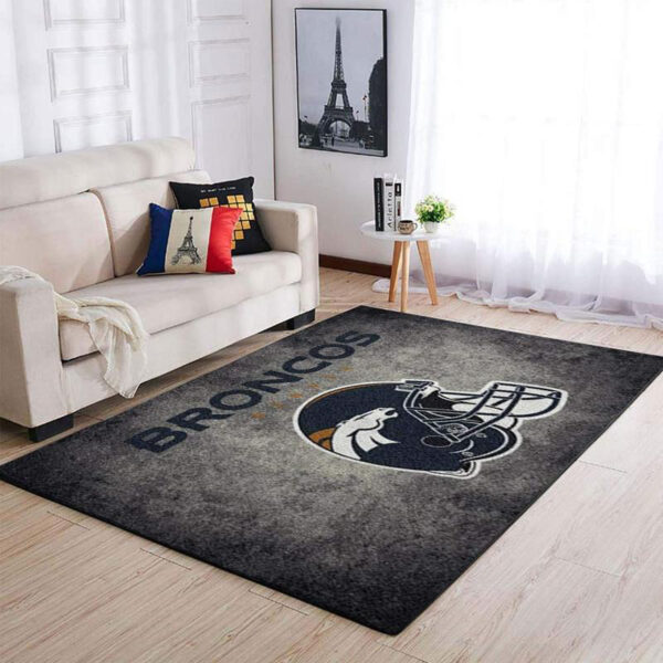 Denver Broncos Rug Bathroom Rug Floor Rug Regtangle Carpet