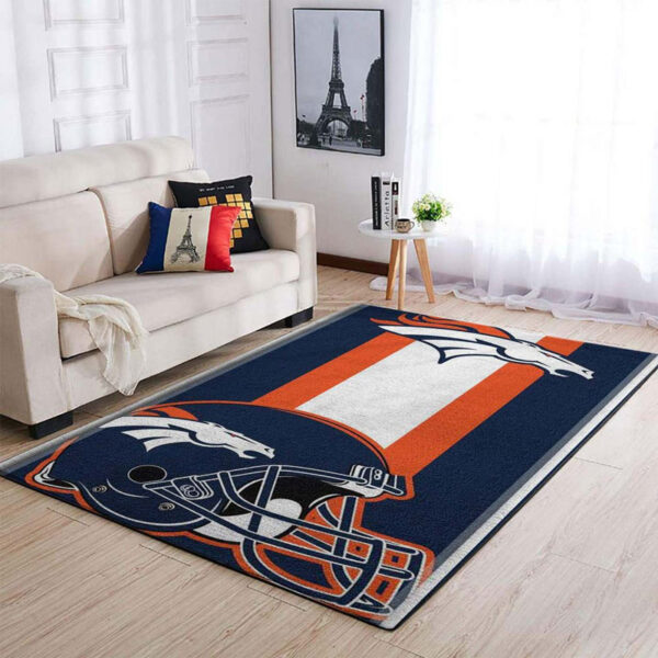Denver Broncos Rug Living Room Rug Floor Rug Regtangle Carpet