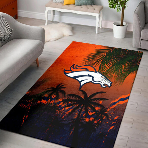 Denver Broncos Rug Living Room Rug Floor Rug Regtangle Carpet